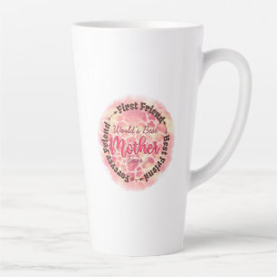 Caneca De Café Latte A melhor mãe do mundo