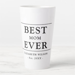 Caneca De Café Latte A melhor mãe jamais presente