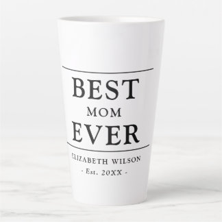 Caneca De Café Latte A melhor mãe jamais presente