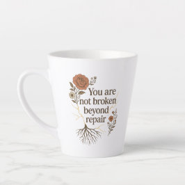 Caneca De Café Latte A Mug do Thread de Reparação