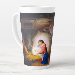 Caneca De Café Latte A Natividade do Cristo