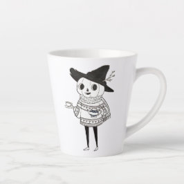 Caneca De Café Latte A Polita Abóbora - Hora do Chá