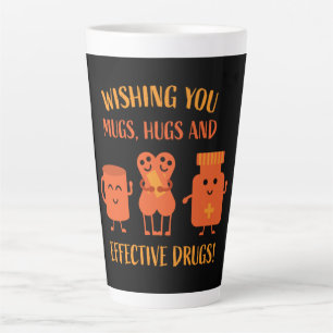 Caneca De Café Latte A recuperação de saúde vai ficar bem em breve