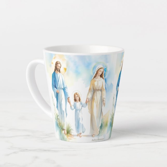 Caneca De Café Latte A Santa Família (Ângulo esquerdo)
