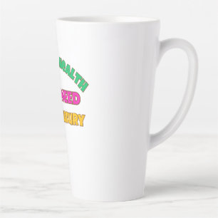 CANECA DE CAFÉ LATTE A SAÚDE MENTAL É UMA NECESSIDADE - NÃO UM LUXO