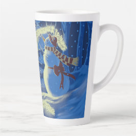 Caneca De Café Latte A Snowman Christmas Latte Mug