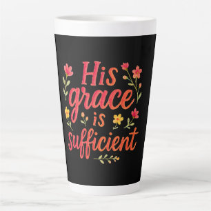 Caneca De Café Latte A Sua Graça é Suficiente
