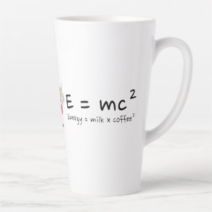 Caneca De Café Latte A Verdadeira Lei da Energia Café Física 101 Einste
