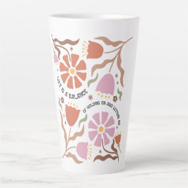 Caneca De Café Latte A Vida É Um Equilíbrio Entre Segurar e Soltar Cita