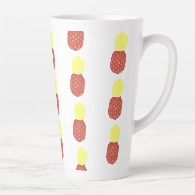 Caneca De Café Latte Abacaxi Alumínio Garrafa de Água (Direita)