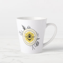 Caneca De Café Latte Abelha