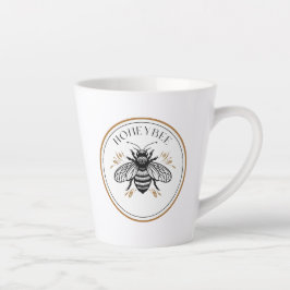 Caneca De Café Latte Abelha