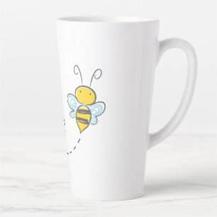 Caneca De Café Latte Abelha De Mel Latte Mug