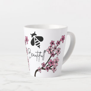 Caneca De Café Latte abelha linda