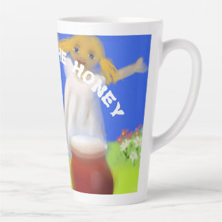 Caneca De Café Latte Abelhas