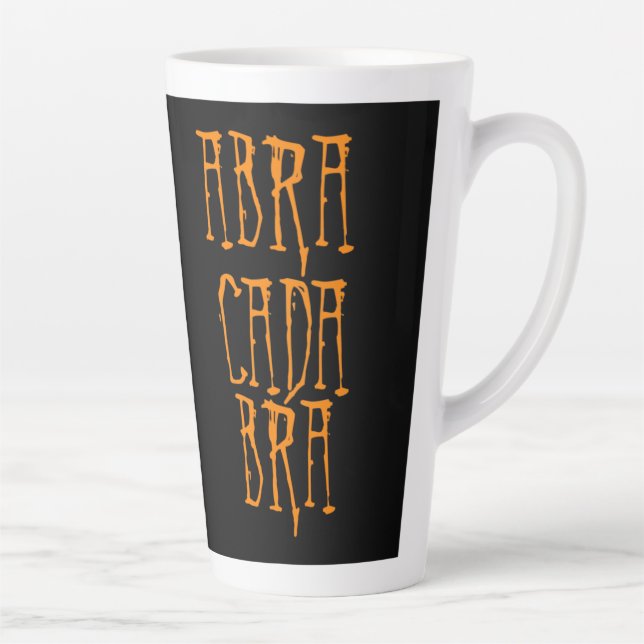 Caneca De Café Latte Abracadabra Latte Mug (Direita)