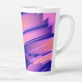 Caneca De Café Latte Abstrato