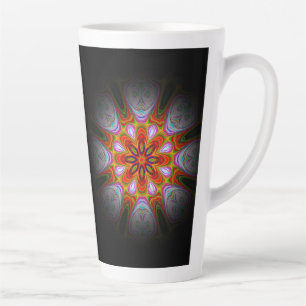 Caneca De Café Latte Abstrato Antiguidade