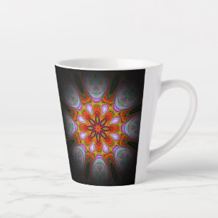 Caneca De Café Latte Abstrato Antiquado Art-43766