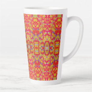 Caneca De Café Latte Abstrato art 8