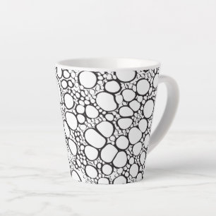 Caneca De Café Latte Abstrato digital work 10