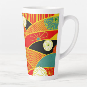 Caneca De Café Latte Abstrato Magia Paisagem