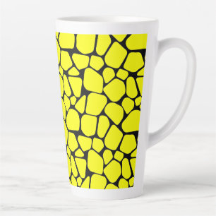 Caneca De Café Latte Abstrato Predator Skin Camo Art: Adventure-Inspire