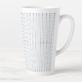 Caneca De Café Latte Abstrato Raindrops
