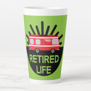 Caneca De Café Latte Acampamento de autocasa Camping de autocarpas RV