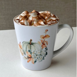 Caneca De Café Latte Ação de Graças Pumpkin Cozy Fall Mug