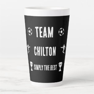 Caneca De Café Latte Acessórios de futebol