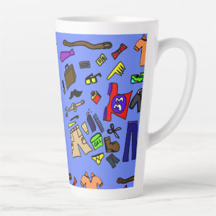 Caneca De Café Latte Acessórios para homem garrafa de água de alumín