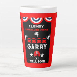Caneca De Café Latte Acidente desajeitado Fica Bem