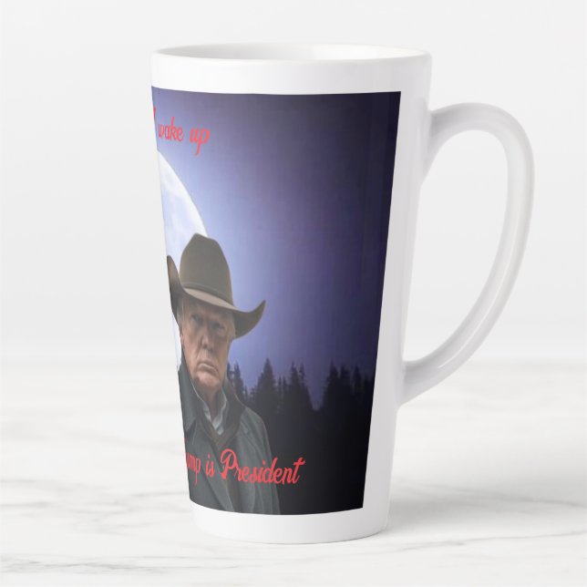 Caneca De Café Latte Acordar (Direita)