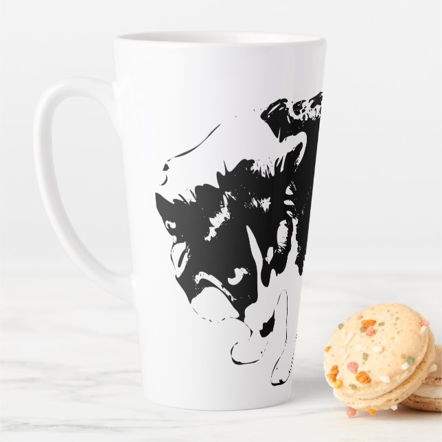 Caneca De Café Latte Acorn Trail Sleuth (In Situ)