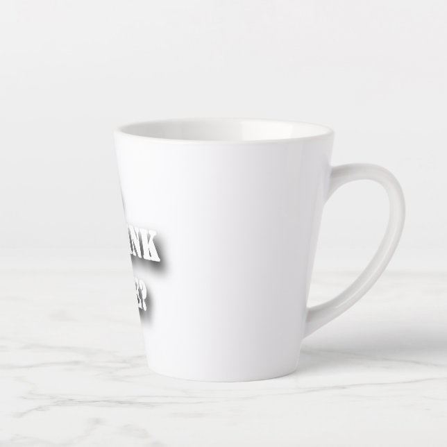 Caneca De Café Latte Adesivo (Direita)