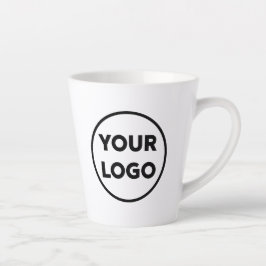 Caneca De Café Latte Adicione o logotipo da sua empresa Personalizado