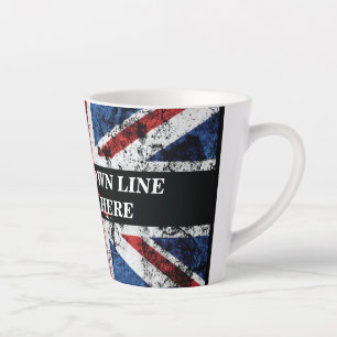 Caneca De Café Latte Adicione seu texto ao Travesseiro decorativo de si
