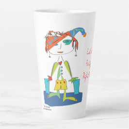 Caneca De Café Latte 'Aditivo' - Ioga Latte Mug