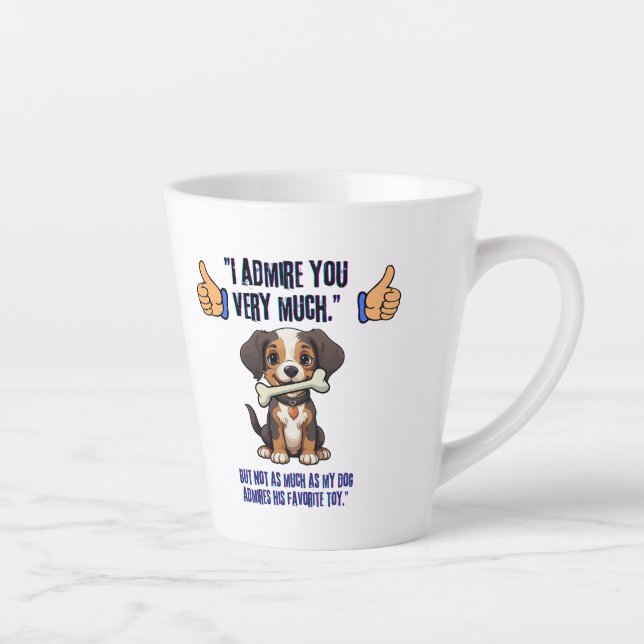 CANECA DE CAFÉ LATTE ADMIRO-TE MUITO (Direita)