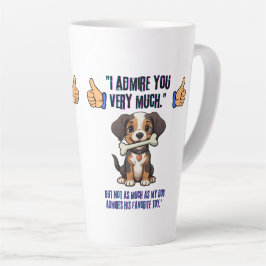 CANECA DE CAFÉ LATTE ADMIRO-TE MUITO