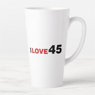 Caneca De Café Latte Adoro 45