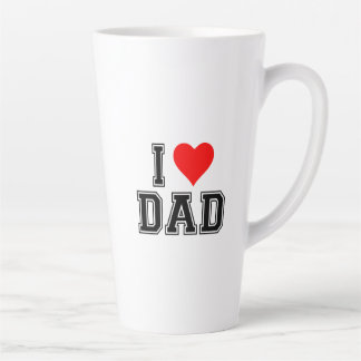 Caneca De Café Latte Adoro Mug de Café Pai - Presente Minimalista para