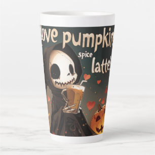 Caneca De Café Latte Adoro Pumpkin Spice Lateral Digital