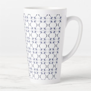 Caneca De Café Latte Advogado de marinho e White Gavels, Latte Mugs