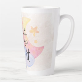 Caneca De Café Latte Afirmação Positiva | Inspiração