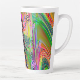 Caneca De Café Latte Afropunk Matando-o
