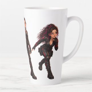 Caneca De Café Latte Agente Secreta Garota Espiã Tática 