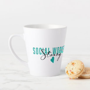Caneca De Café Latte Agente Social Latte Mug
