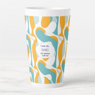Caneca De Café Latte Agradecimento ao Professor – Personalizado